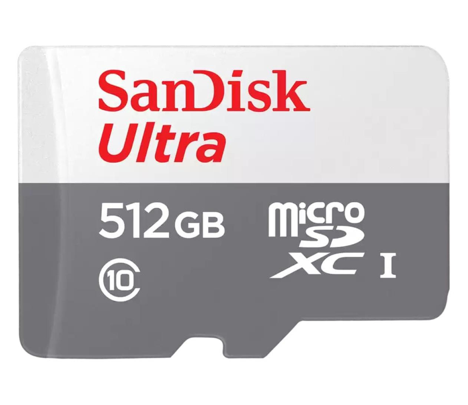 SANDISK ULTRA microSDXC 512GB 100MB/s CL10 UHS-I