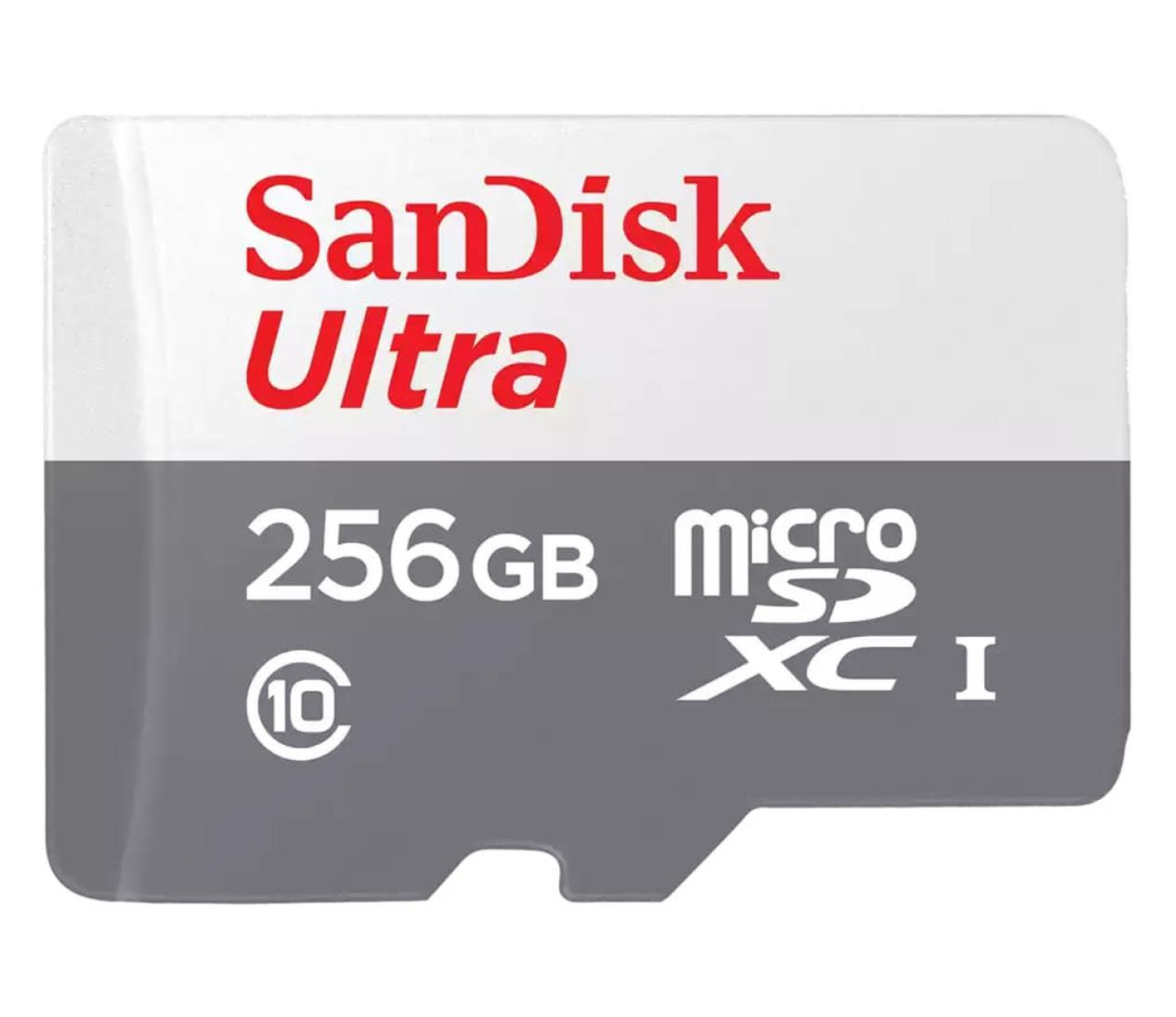 SANDISK ULTRA microSDXC 256GB 100MB/s A1 CL10 UHS-I