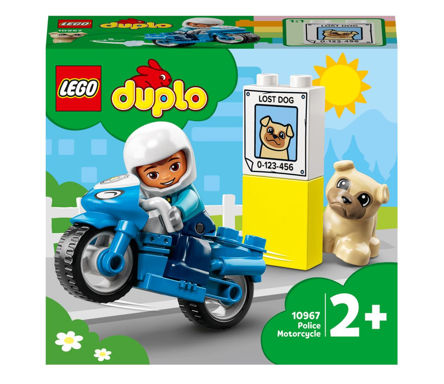 LEGO DUPLO 10967 Motocykl policyjny - odbiór za 0 zł we wszystkich salonach x-kom i Neonet
