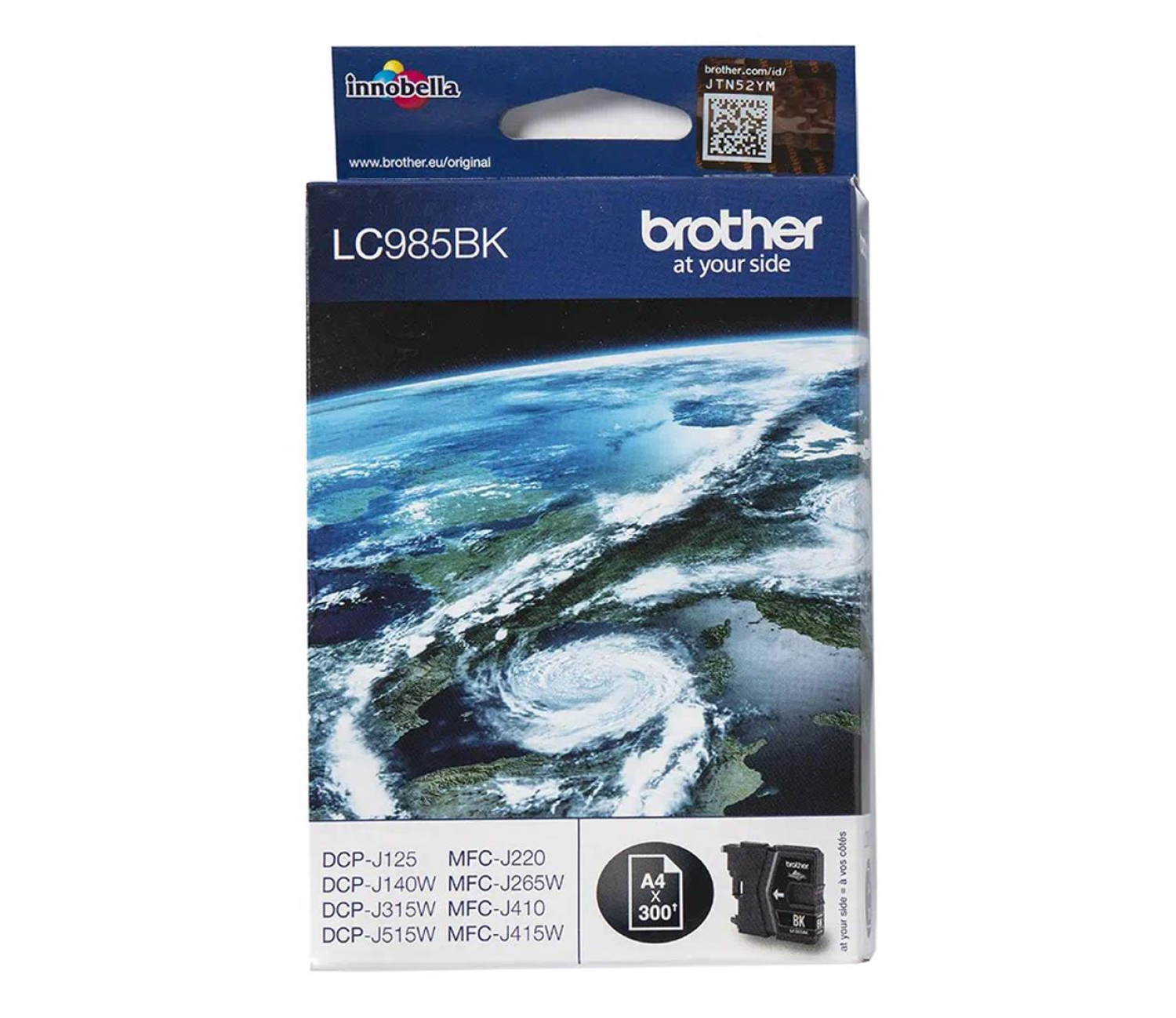 Brother LC985BK black 300str.