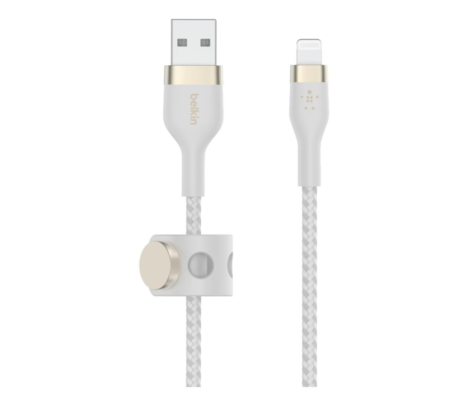 Belkin USB-A - LTG Braided Silicone 2m White