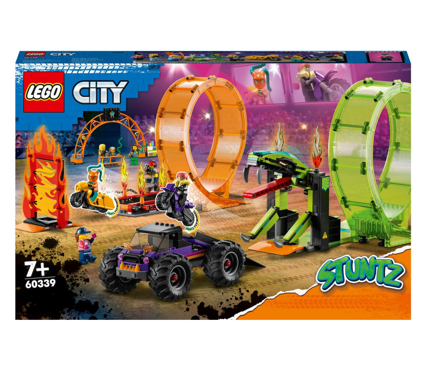 LEGO City 60339 Kaskaderska arena z dwoma pętlami - odbiór za 0 zł we wszystkich salonach x-kom i Neonet