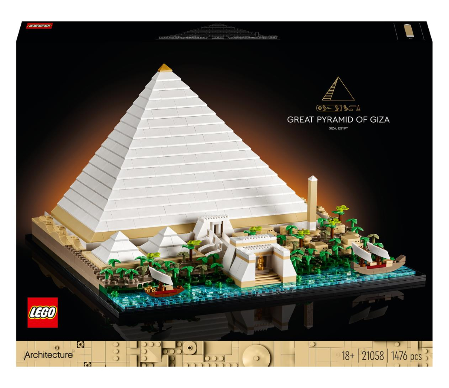 LEGO Architecture 21058 Piramida Cheopsa - odbiór za 0 zł we wszystkich salonach x-kom i Neonet