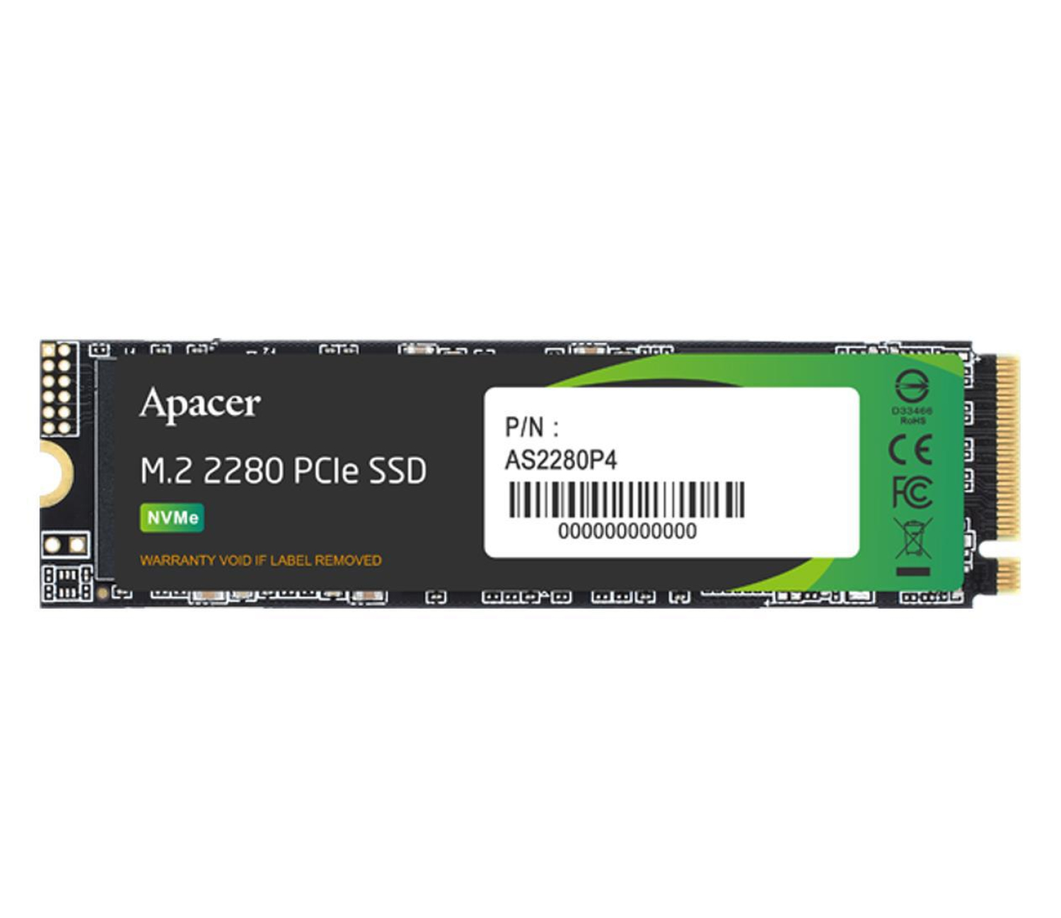 Apacer 512GB M.2 PCIe NVMe AS2280P4