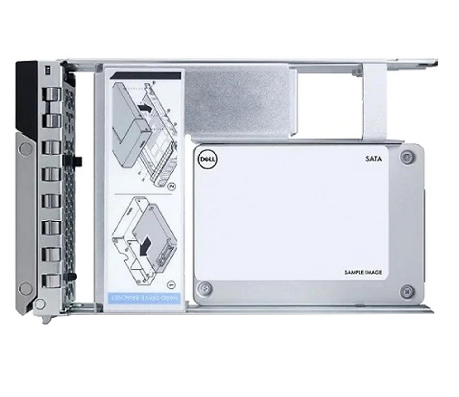 Dell 480GB SSD SATA Read Intensive 6Gbps 512e 2.5in with 3.5 Cabl
