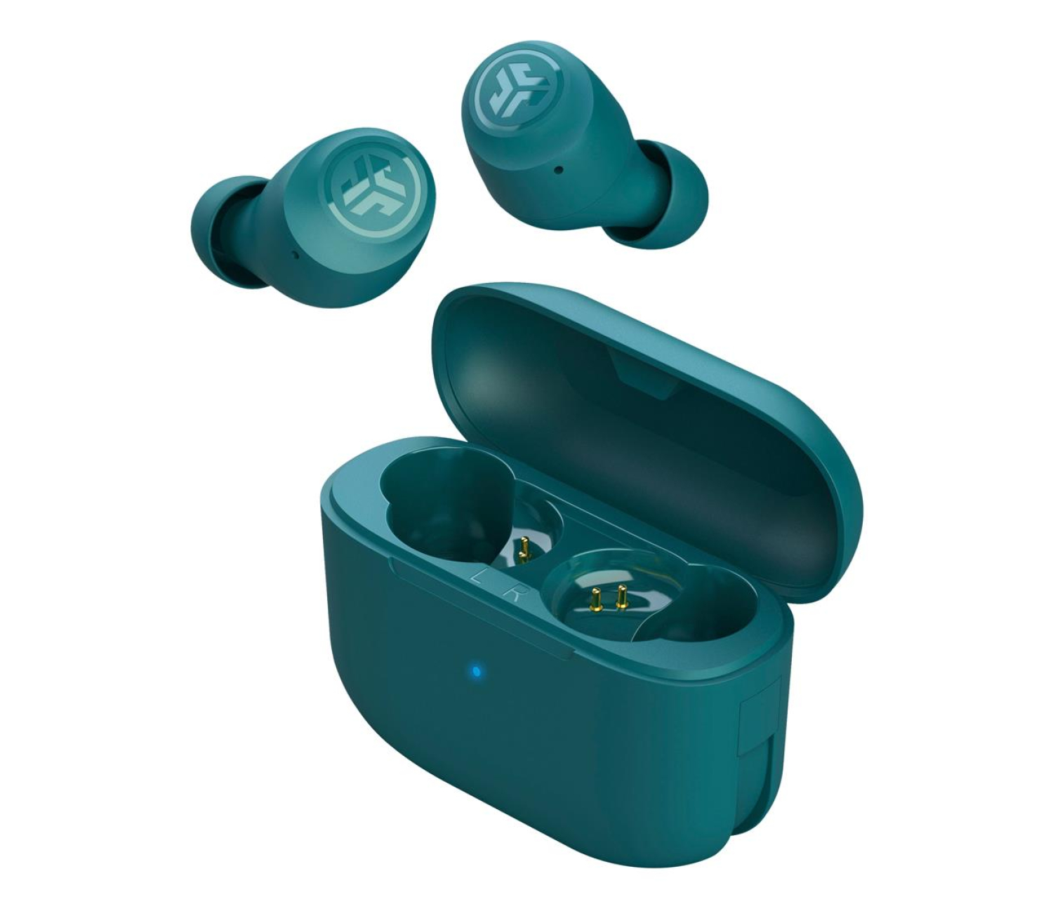 JLab Go Air Pop Dokanałowe Bluetooth 5.1 Turkusowy