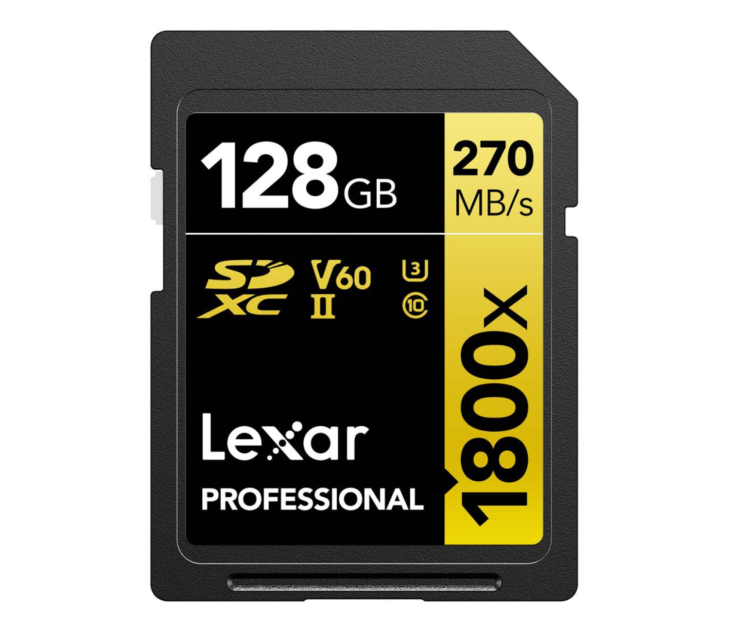 Karta pamięci LEXAR SDXC Pro 1800x U3 UHS-II R280/W210 (V60) 128GB