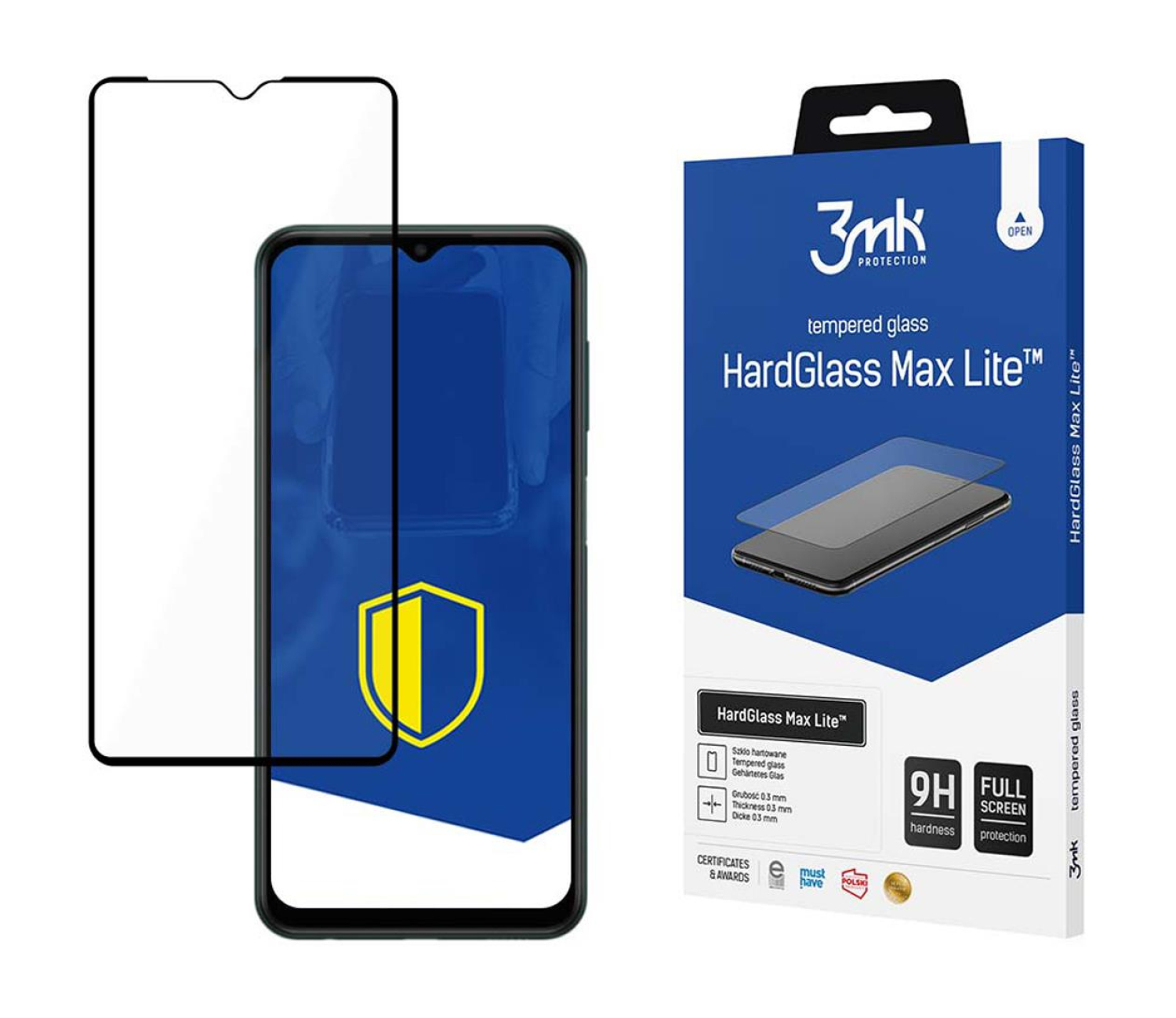 3mk HardGlass Max Lite do Samsung Galaxy M13
