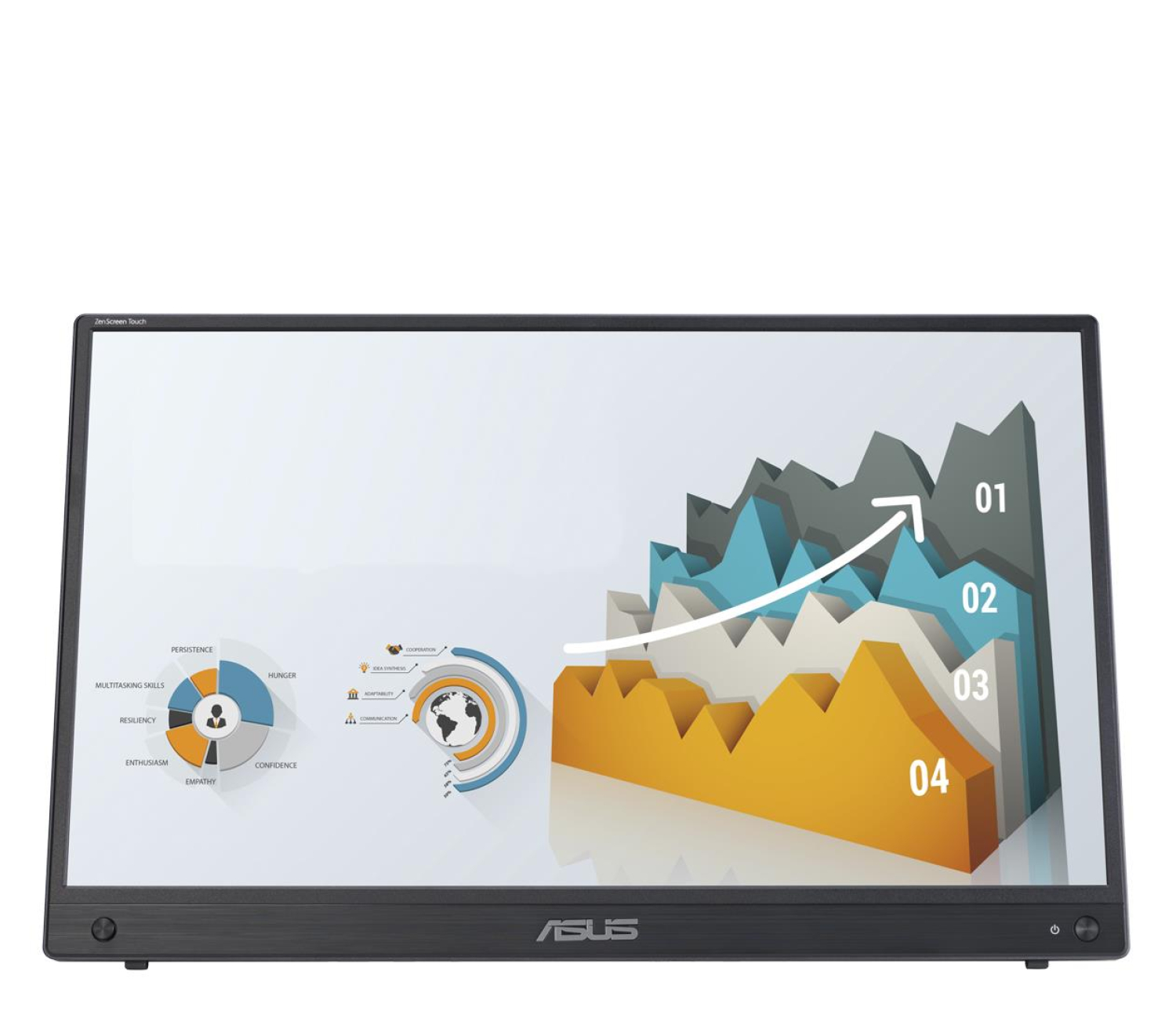 Monitor przenośny ASUS ZenScreen Touch MB16AHT 15,6 FHD IPS