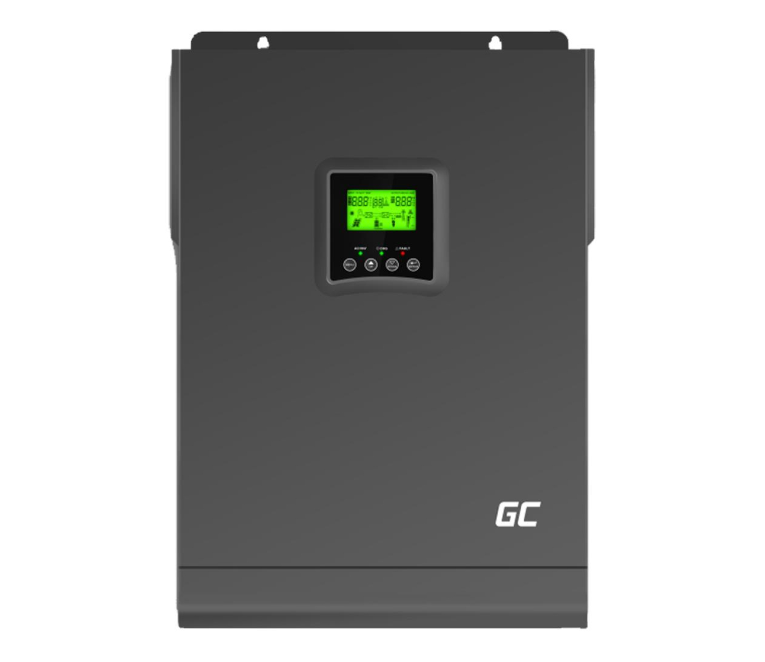 Green Cell Inwerter solarny Off Grid z MPPT 48VDC 230VAC 3000VA/3000W