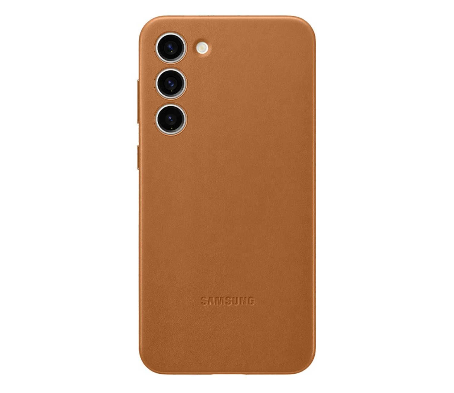 Samsung Leather Case do Galaxy S23+ brązowy