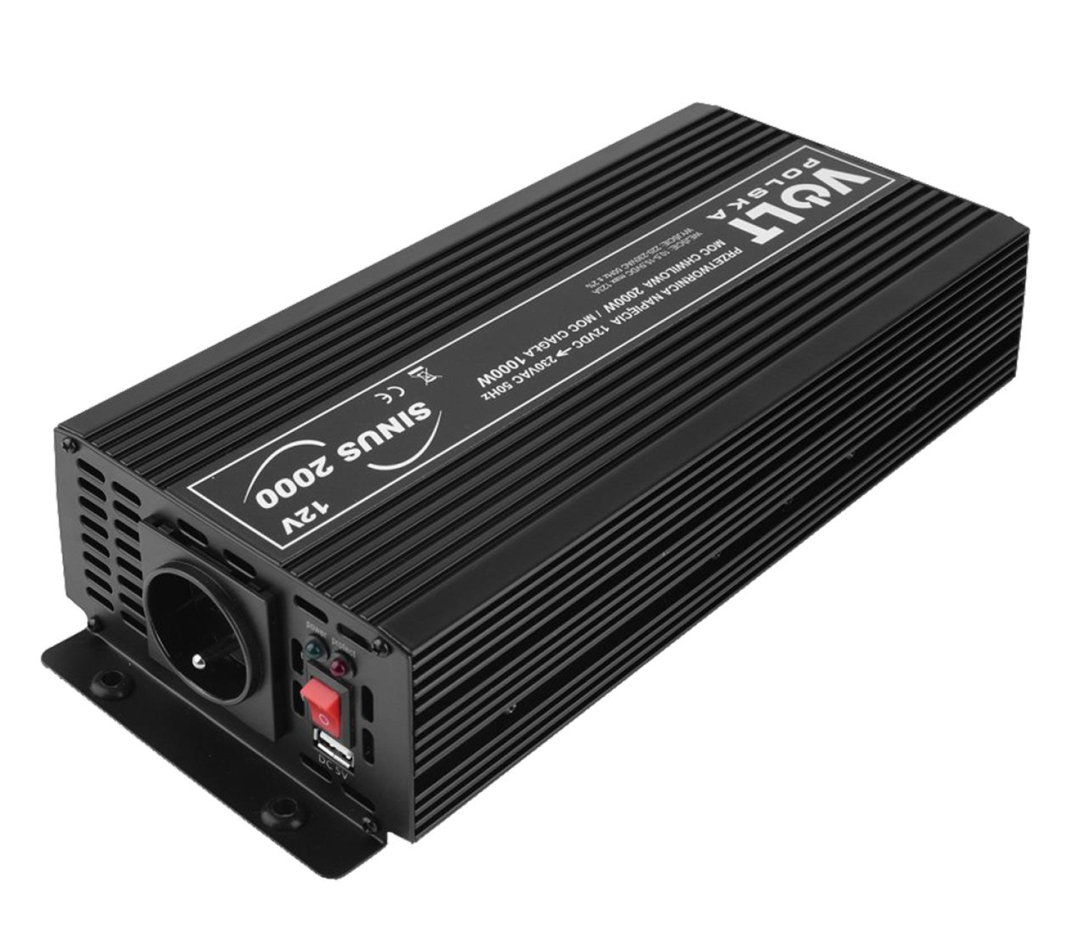 VOLT Przetwornica napięcia SINUS 2000 12/230V (1000/2000W)