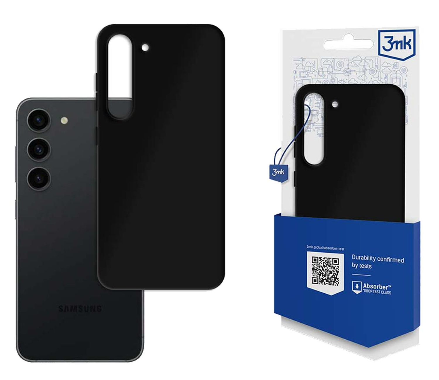 3mk Matt Case do Samsung Galaxy S23+ czarny