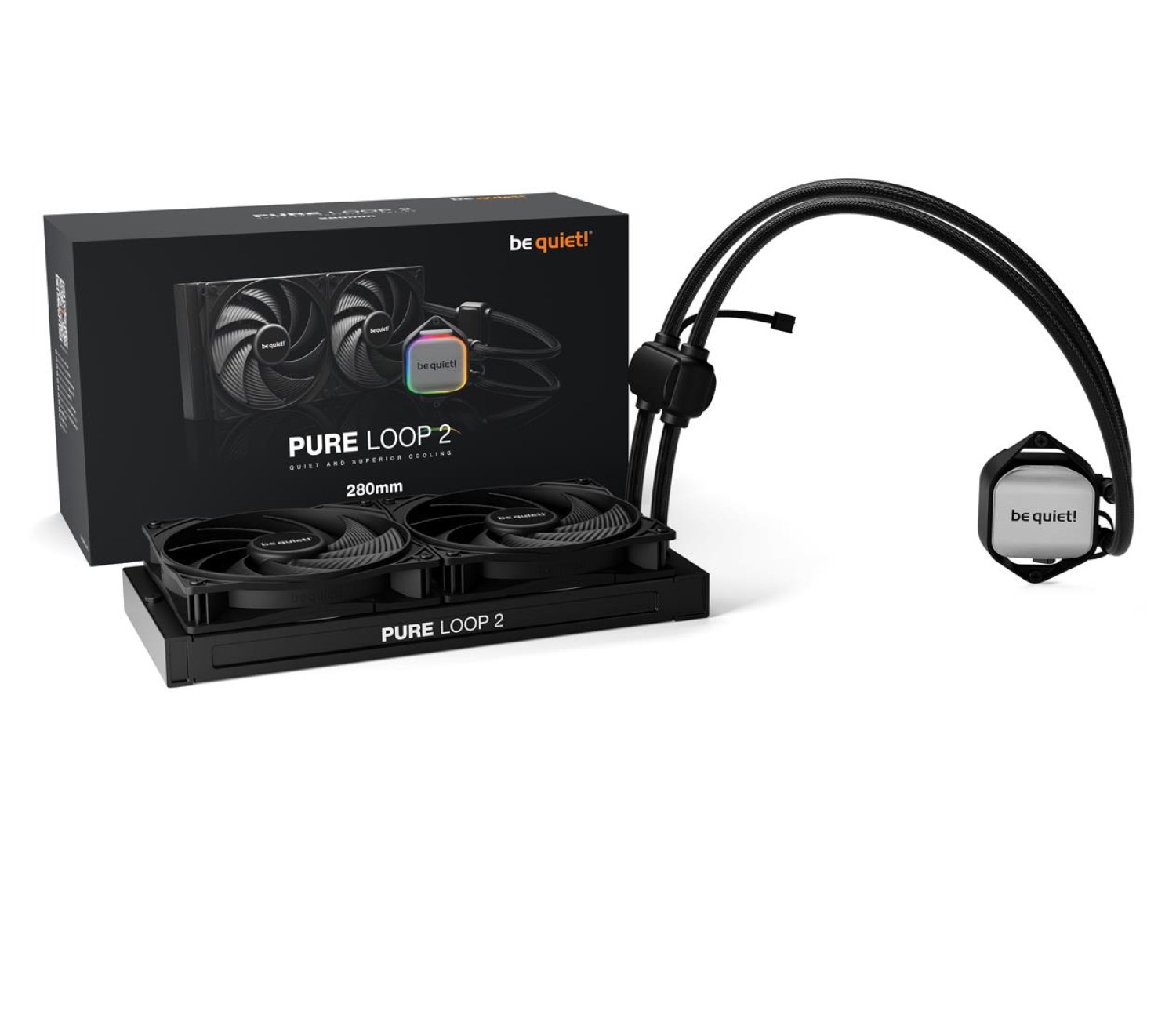 be quiet! Pure Loop 2 280mm BW018 ARGB Czarny