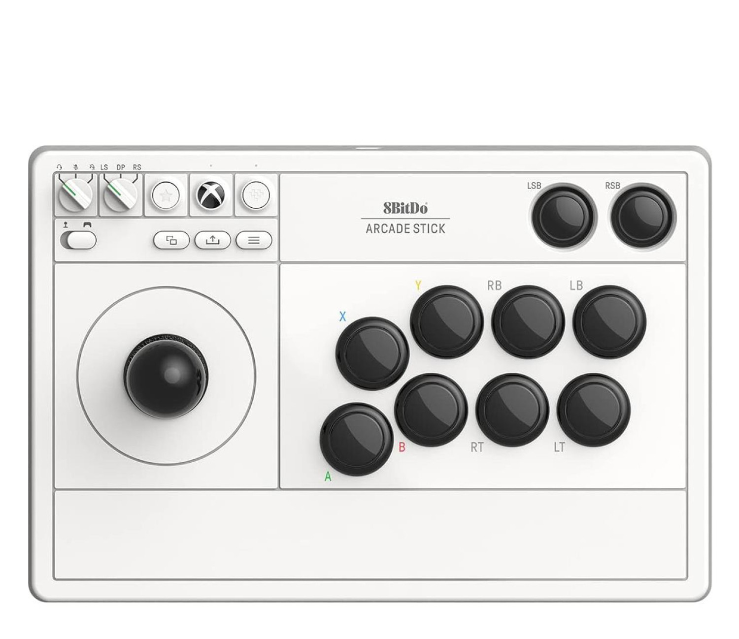 8BitDo Arcade Stick do PC Xbox Series X/S, Xbox One Bezprzewodowy/Przewodowy Biały