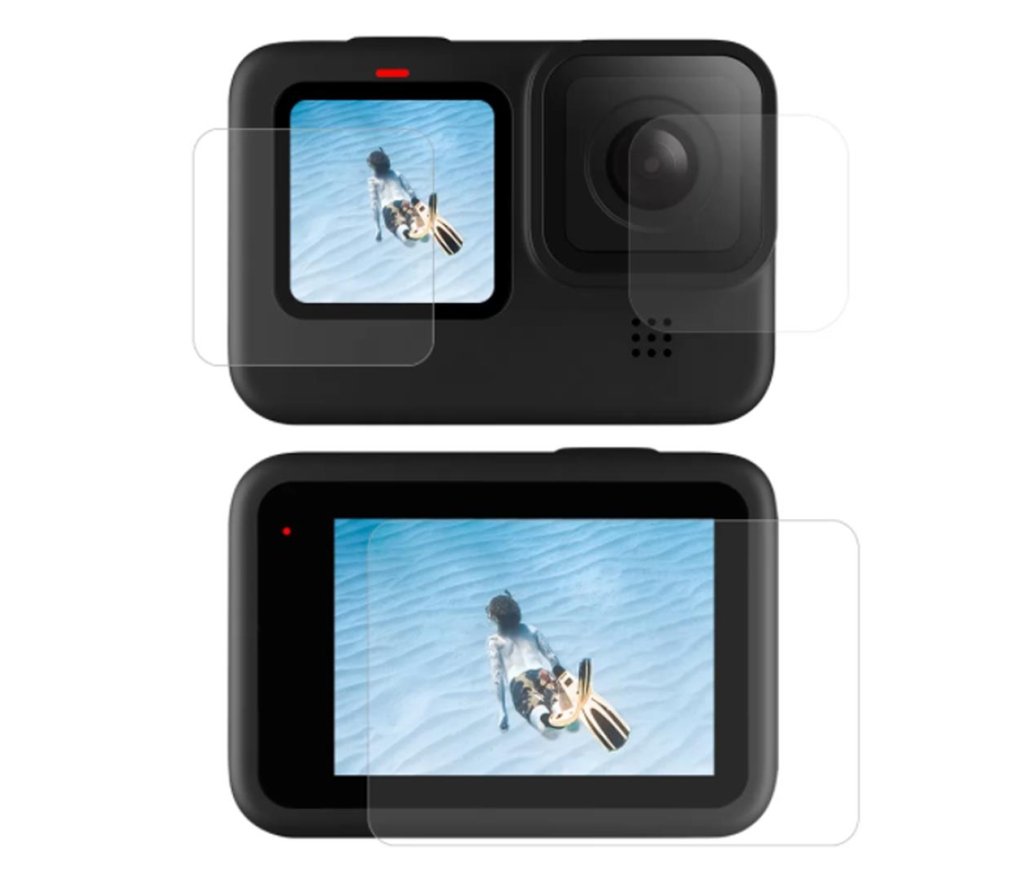 TELESIN Folia ochronna na ekran i obiektyw do GoPro H9/H10/H11/H12