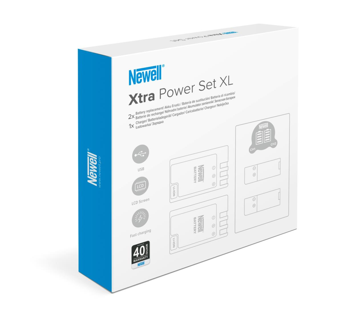 Newell DL-USB-C i dwa akumulatory LP-E6N do Canon
