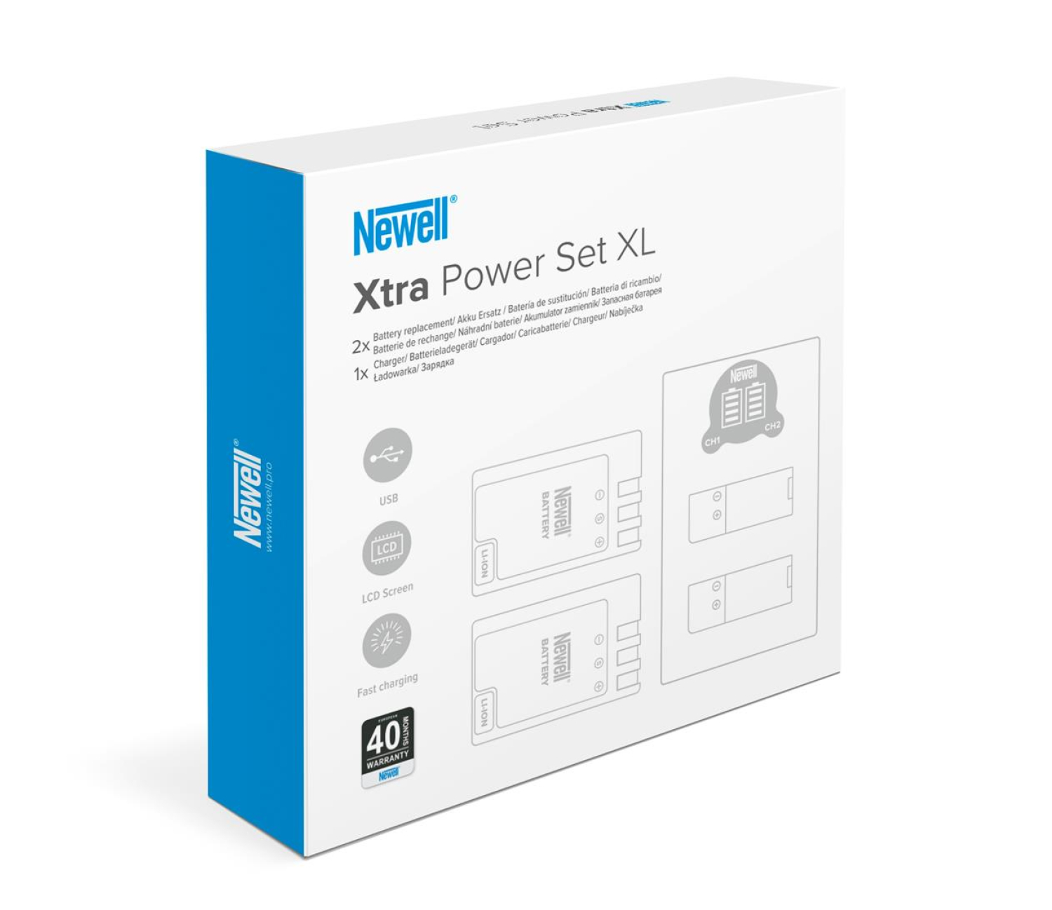 Newell DL-USB-C i dwa akumulatory NP-F570 do Sony
