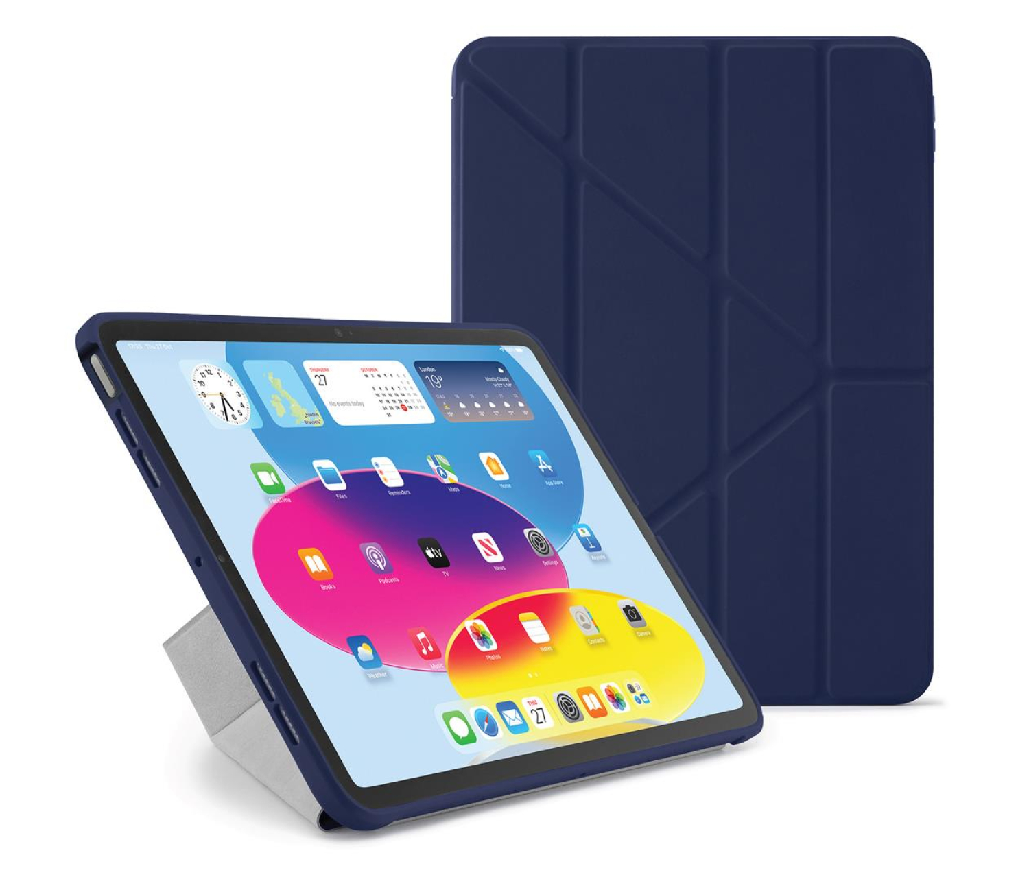 Pipetto Origami do iPad 10.9“ (2022) dark blue