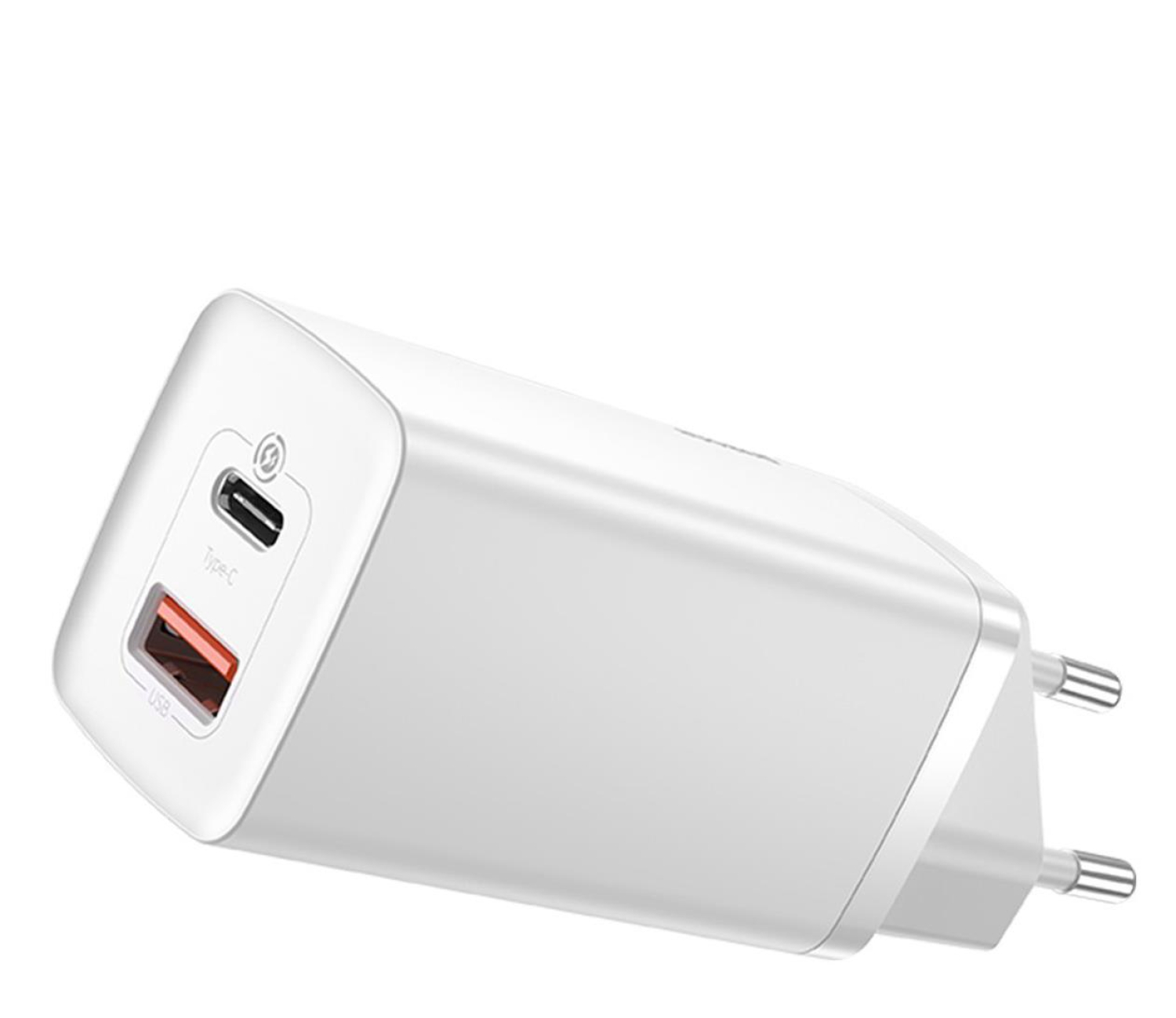 Baseus Ładowarka sieciowa GaN2 Lite USB-C USB-A 65W