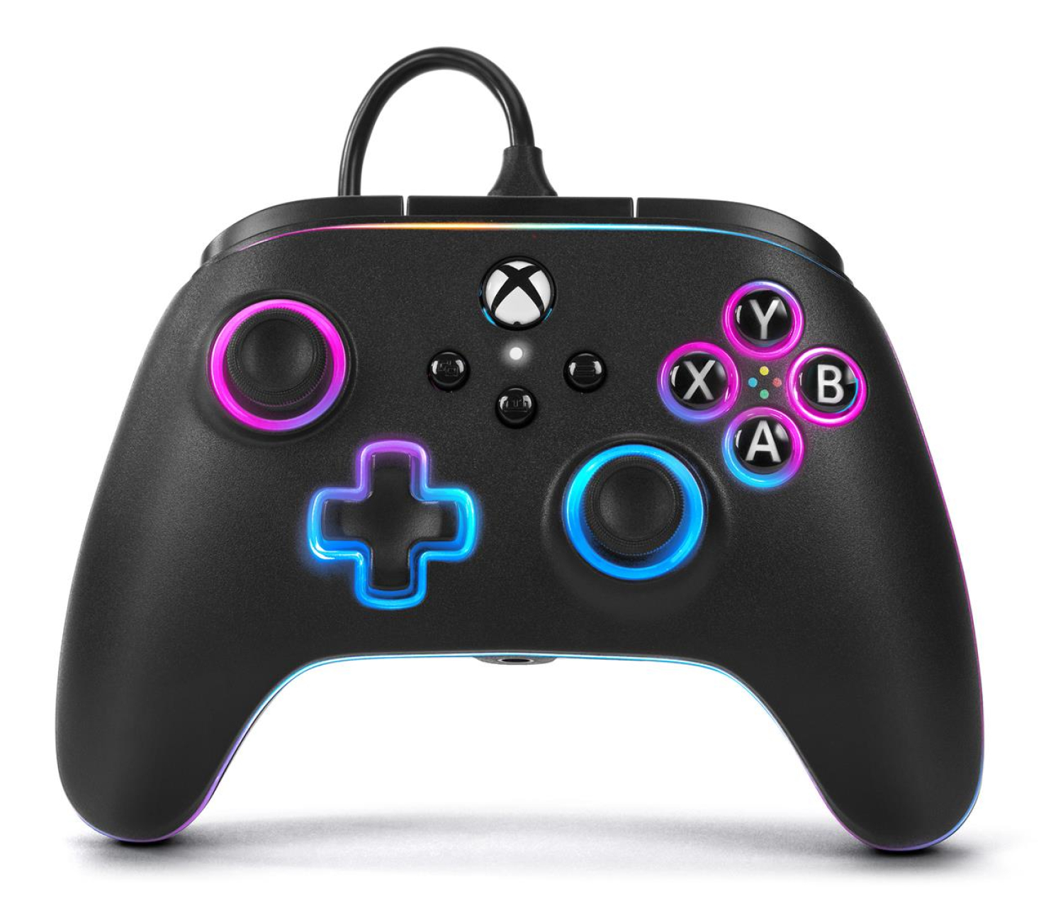 PowerA PC/XS Pad Advantage Lumectra czarny i taśma LED RGB