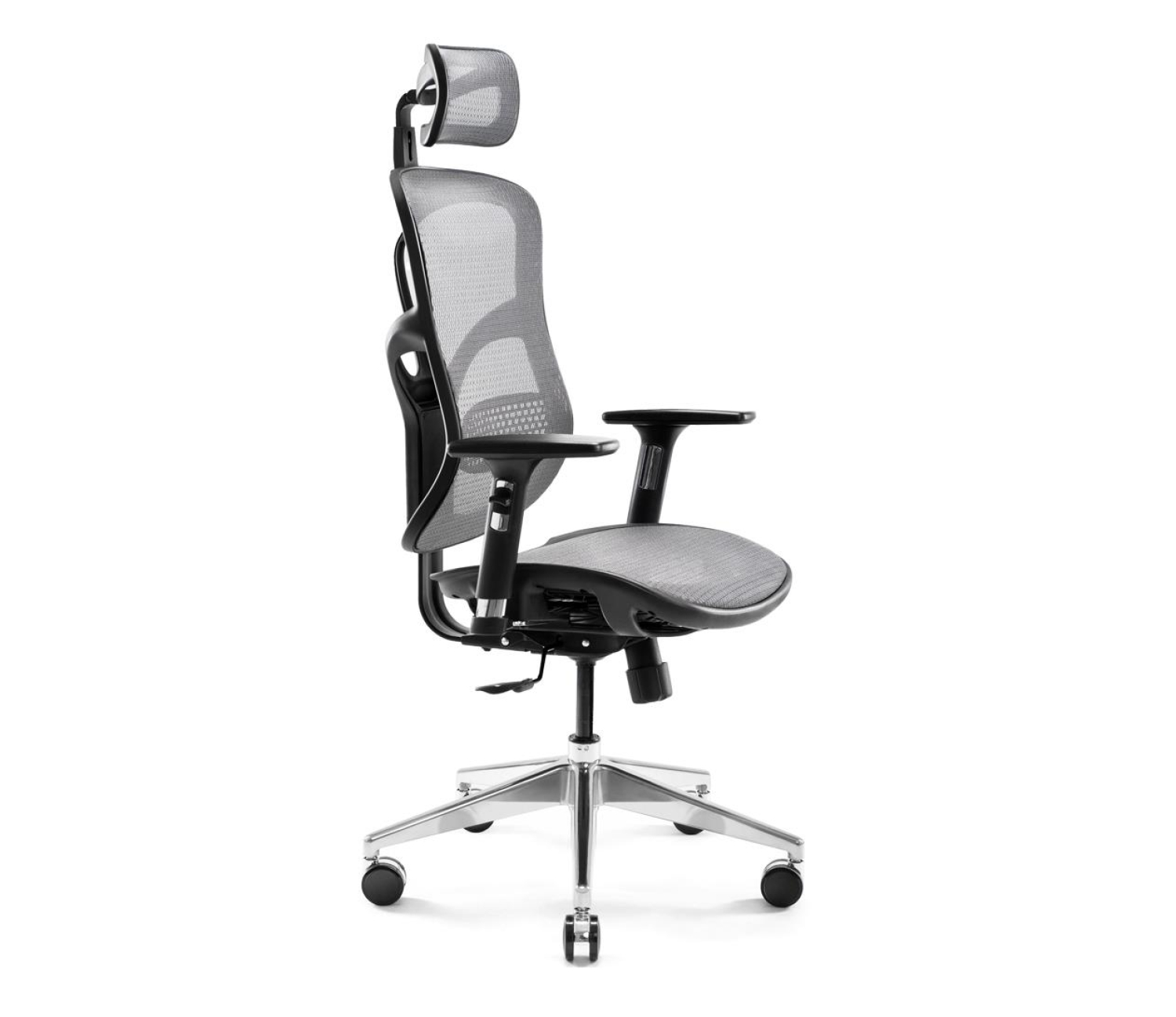 Diablo Chairs V-Basic Normal Size Biurowy do 150kg Tkanina Czarno-szary