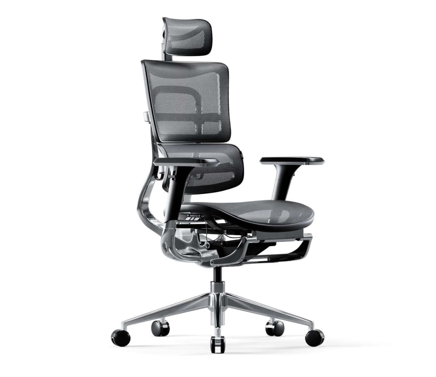 Diablo Chairs V-Master Normal Size Biurowy do 150kg Tkanina Czarno-szary