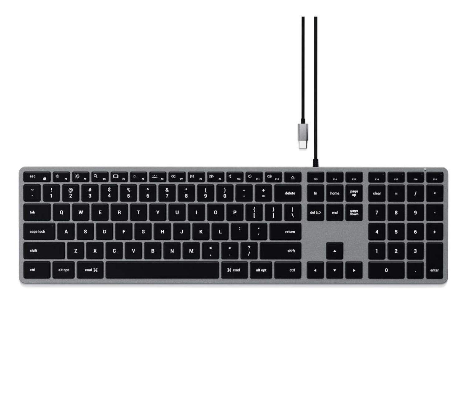Satechi Slim W3 Backlit Wired