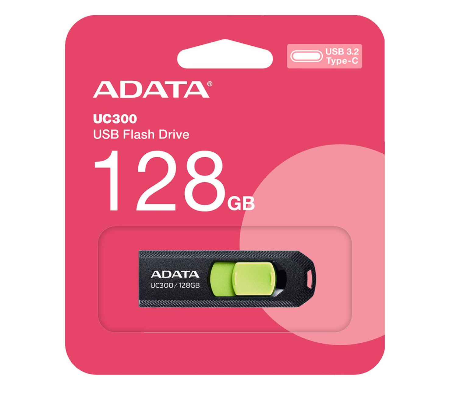 ADATA pendrive 128 GB UC300 ACHO-UC300-128G-RBK/GN
