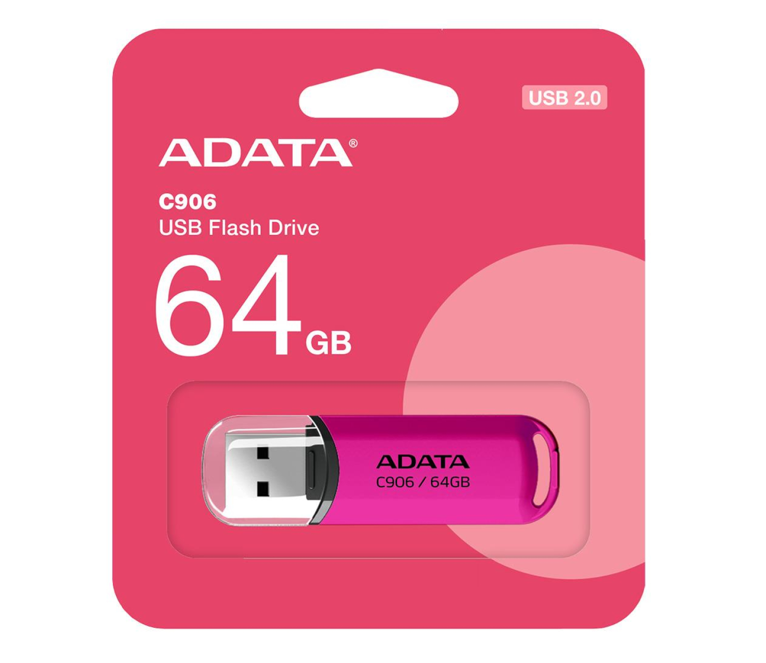 ADATA 64GB C906 różowy USB 2.0