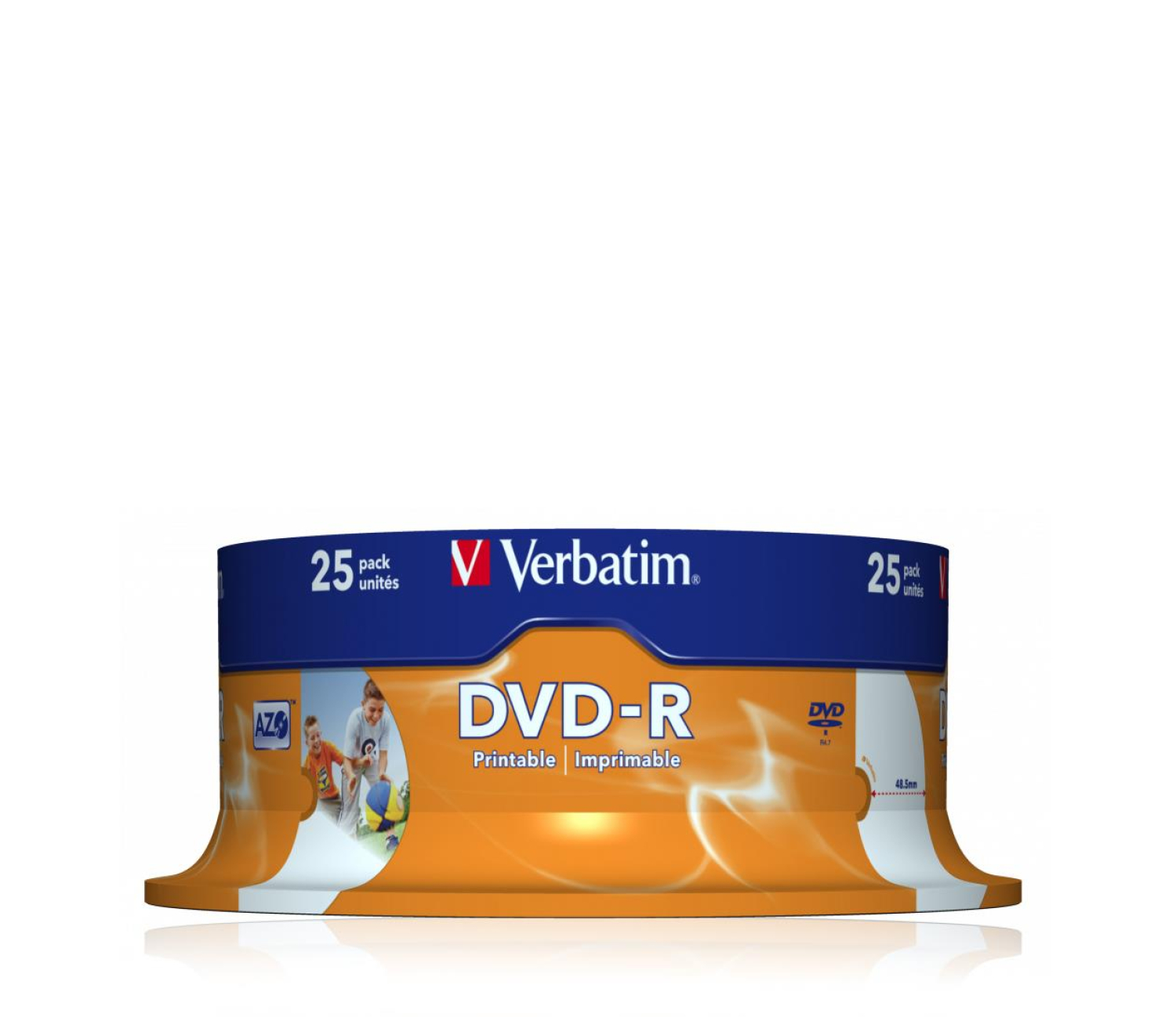 Verbatim 4.7GB CAKE  25szt. do nadruku