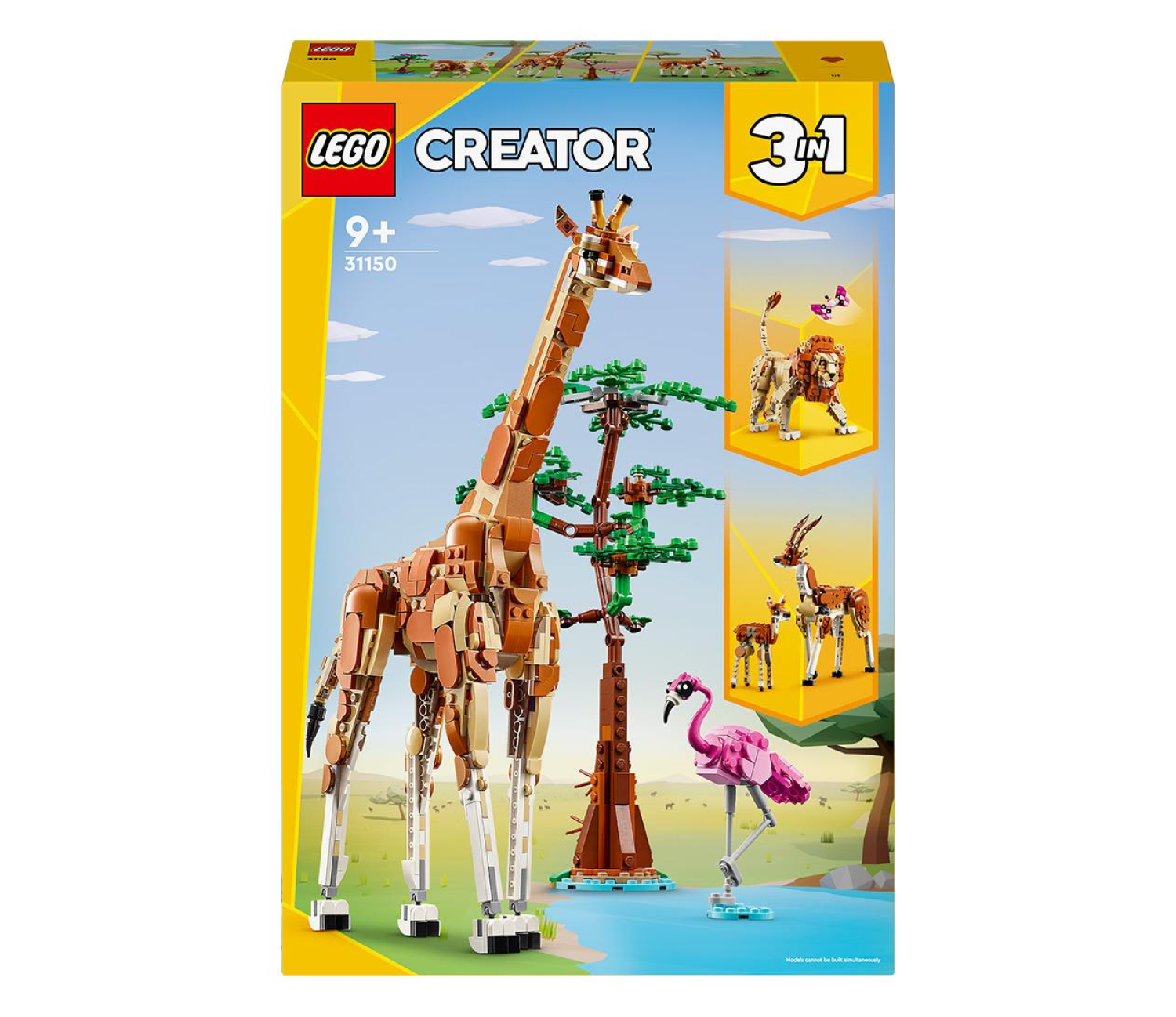 LEGO Creator 3 w 1 Dzikie zwierzęta z safari 31150 - odbiór za 0 zł we wszystkich salonach x-kom i Neonet