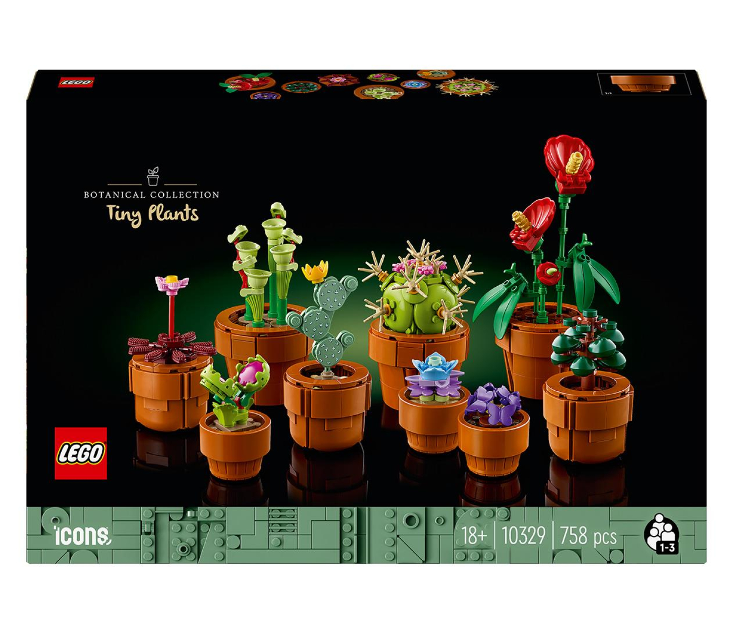 LEGO NIE UŻYWAĆ  Icons 10329 Małe roślinki