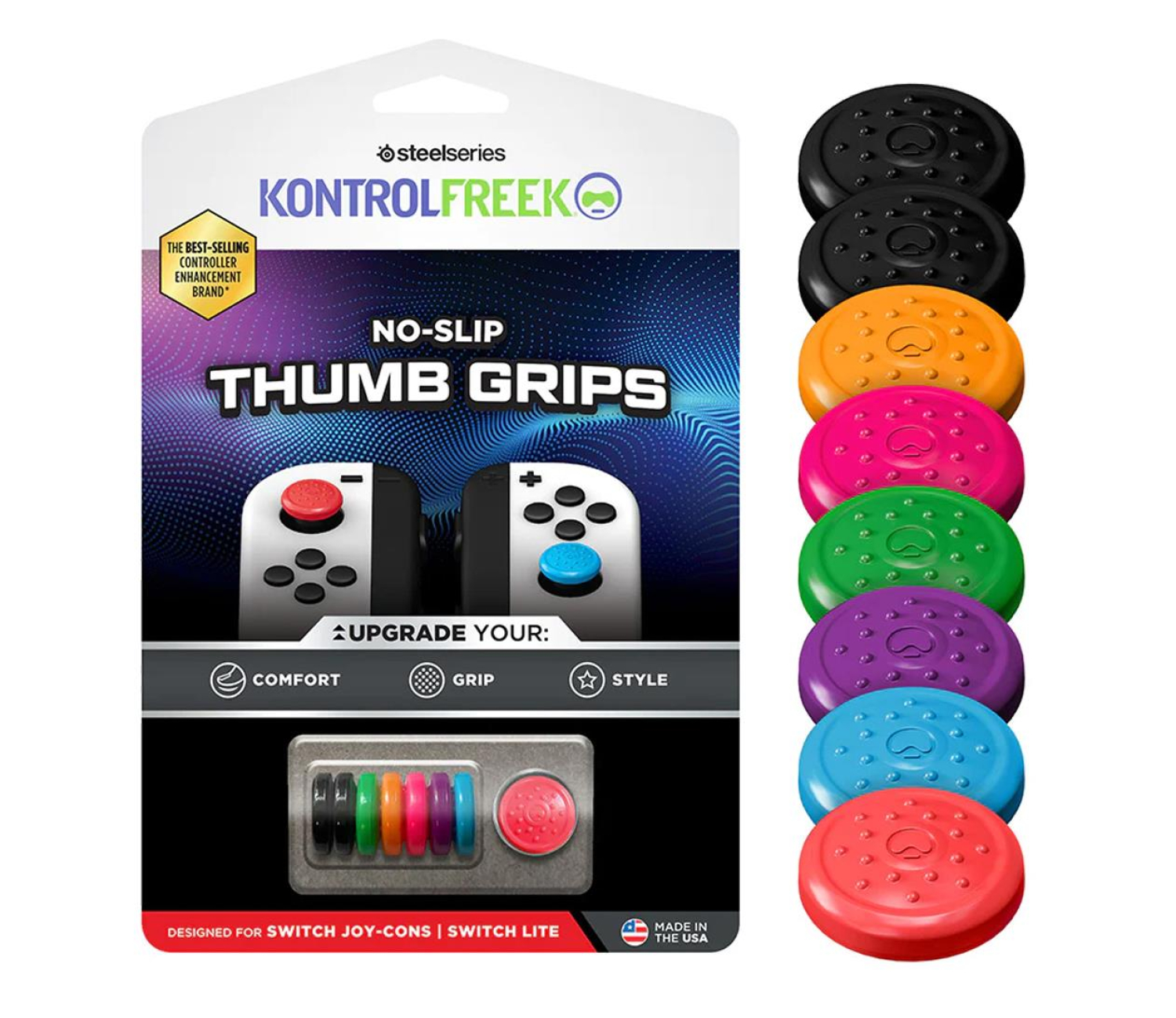 KontrolFreek Thumb Grips 8p - (Switch Joy-Con)