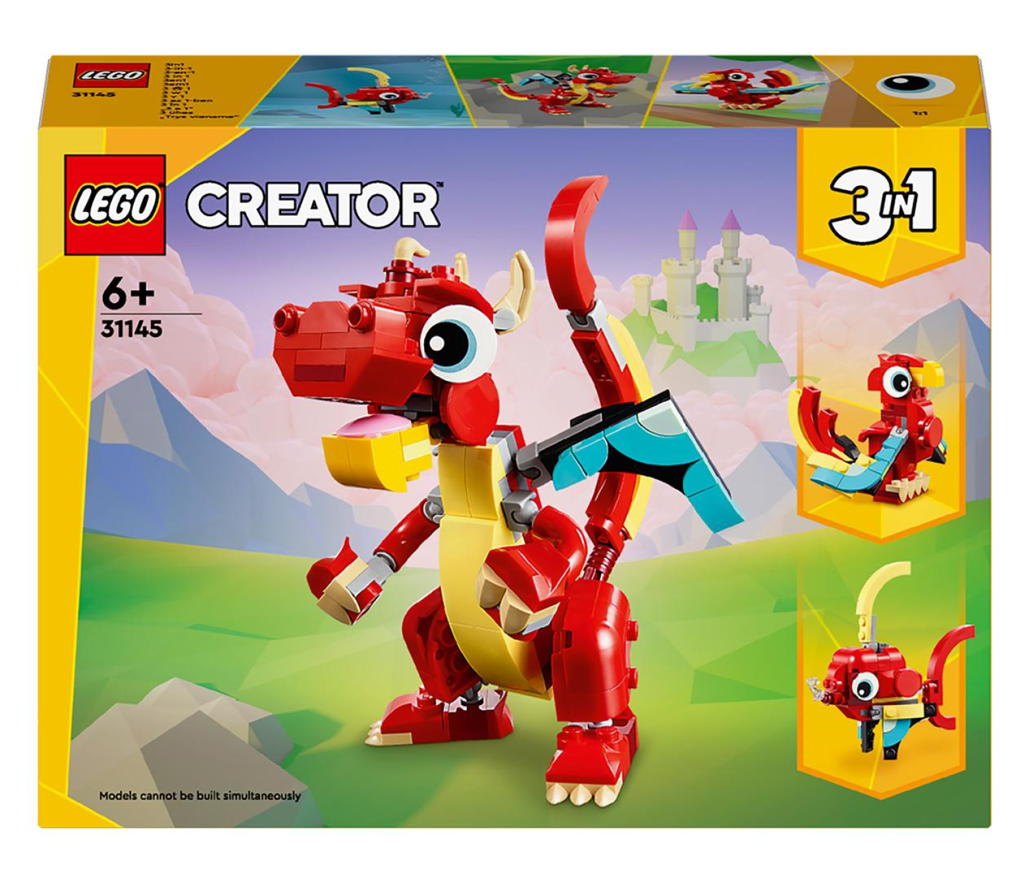 LEGO Creator 3 w 1 Czerwony smok 31145 - odbiór za 0 zł we wszystkich salonach x-kom i Neonet