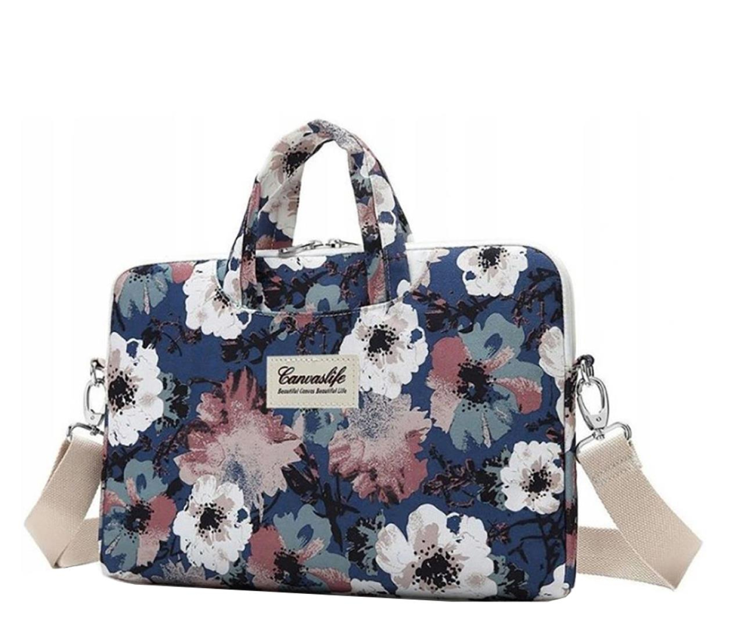 Canvaslife Briefcase Laptop 15-16" blue camellia