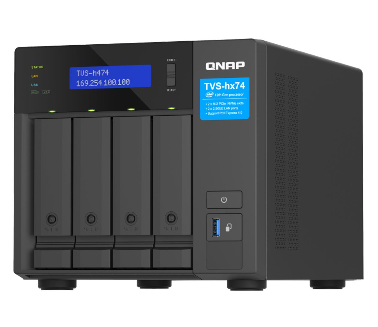 QNAP TVS-H474-PT-8G