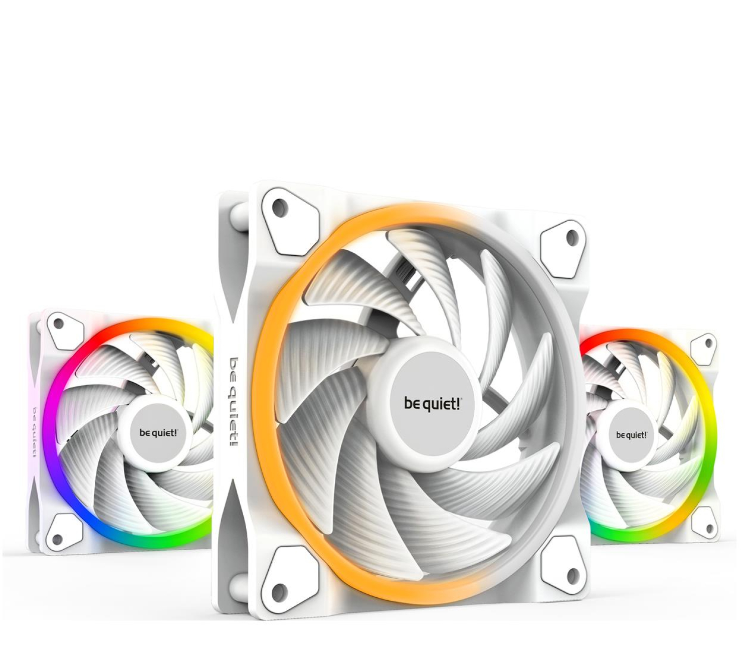 be quiet! Light Wings White 120 PWM High-speed Triple-Pack 3x120mm
