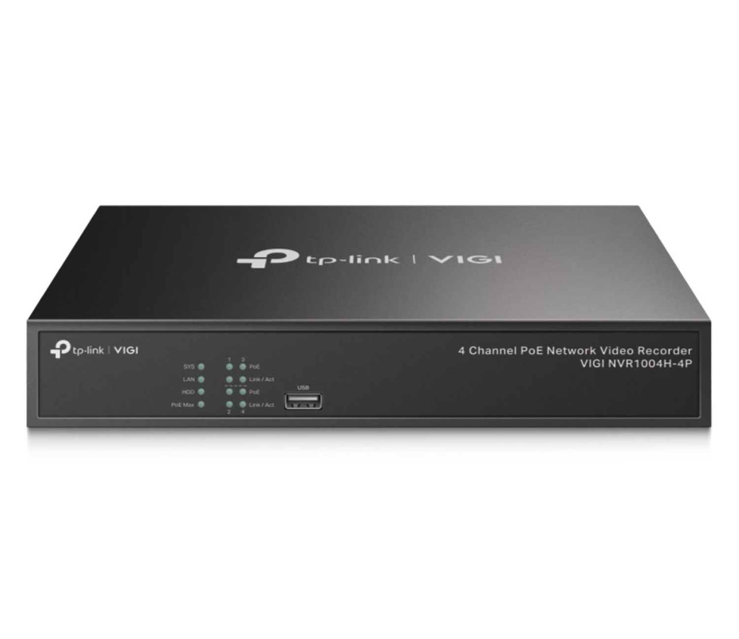 TP-Link VIGI NVR1004H-4P 4-kanałowy sieciowy rejestrator wideo PoE+