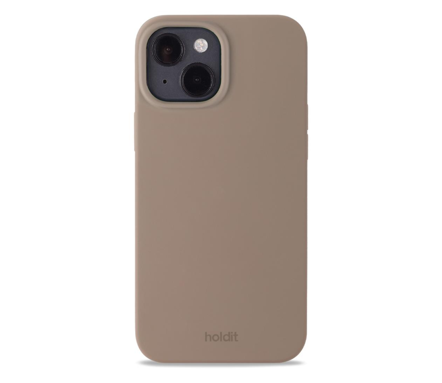 Holdit Silicone Case iPhone 14/13 Mocha Brown