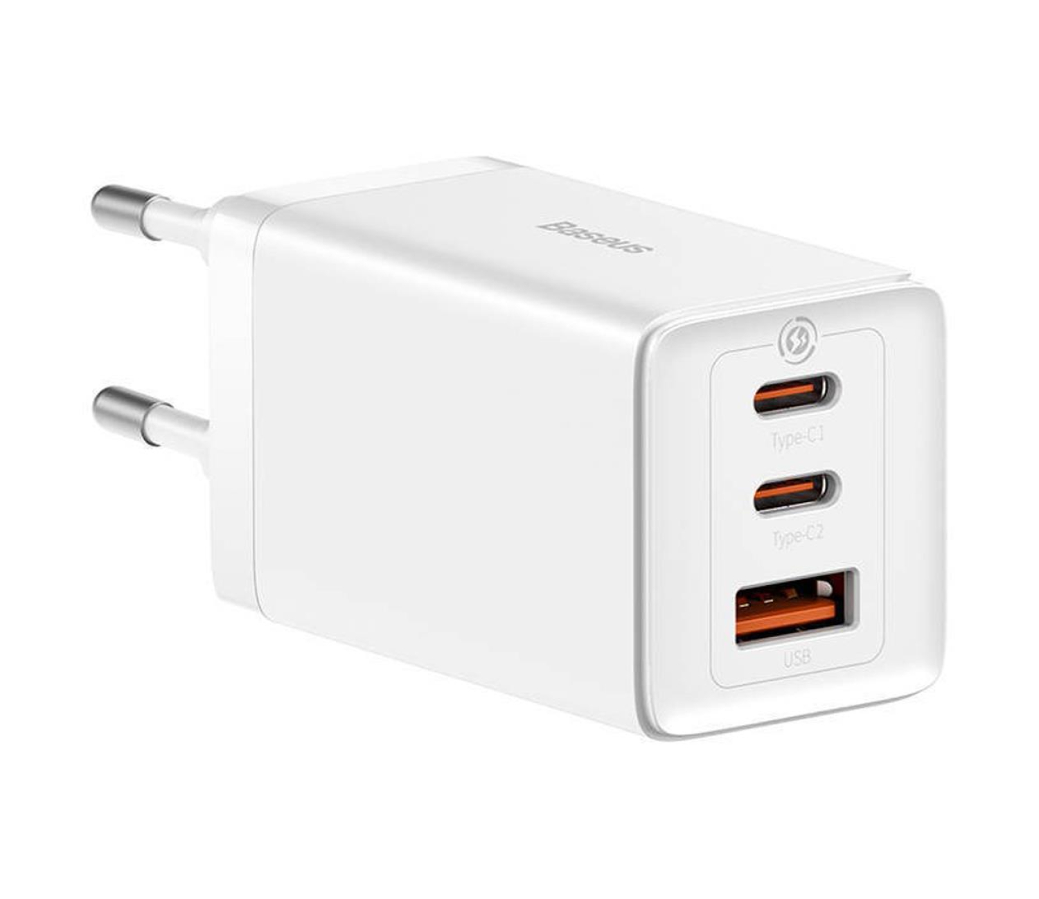 Baseus GaN5 pro 65W EU Kabel USB-C 1m (white)