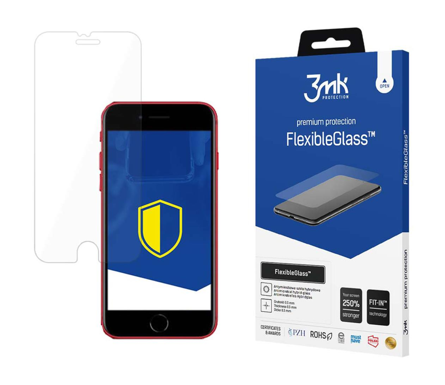 3mk Flexible Glass do iPhone 7/8/SE
