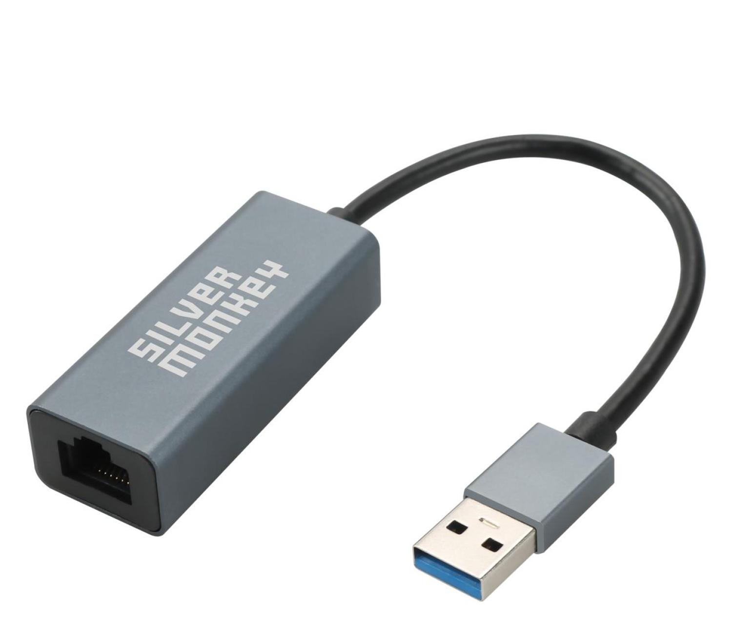 Silver Monkey Adapter USB 3.0 - RJ-45 1000 Mbps