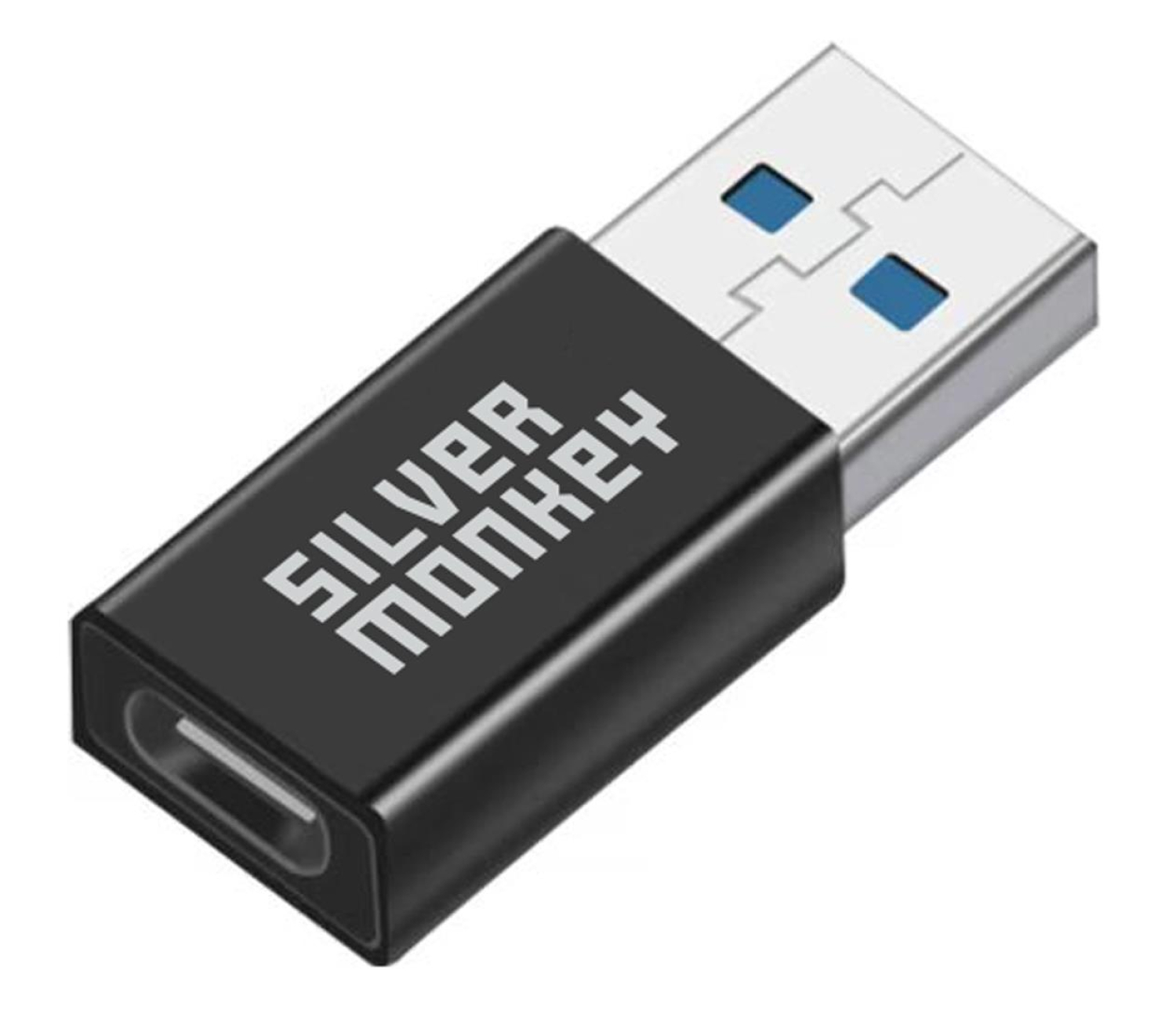 Silver Monkey Adapter USB 3.1 - USB-C (OTG)