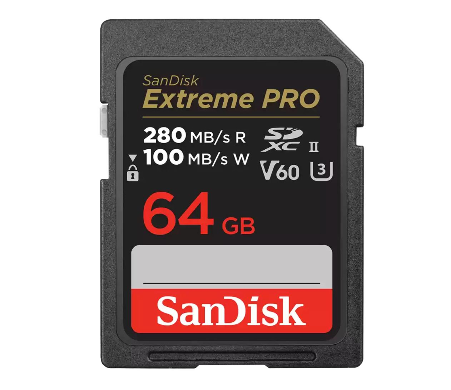Sandisk 64GB SDXC Extreme PRO 280MB/s V60 UHS-II