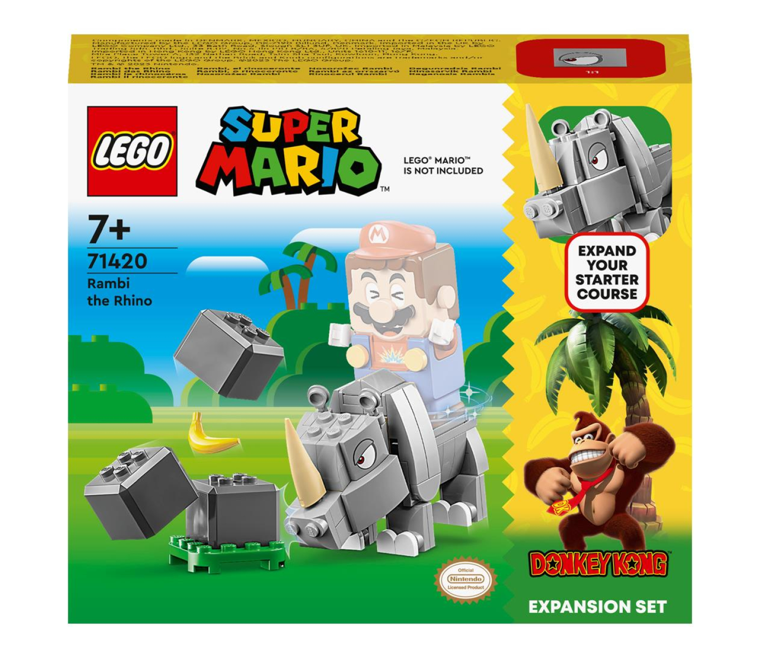 LEGO Super Mario 71420 Nosorożec Rambi - zestaw rozszerzający - odbiór za 0 zł we wszystkich salonach x-kom i Neonet