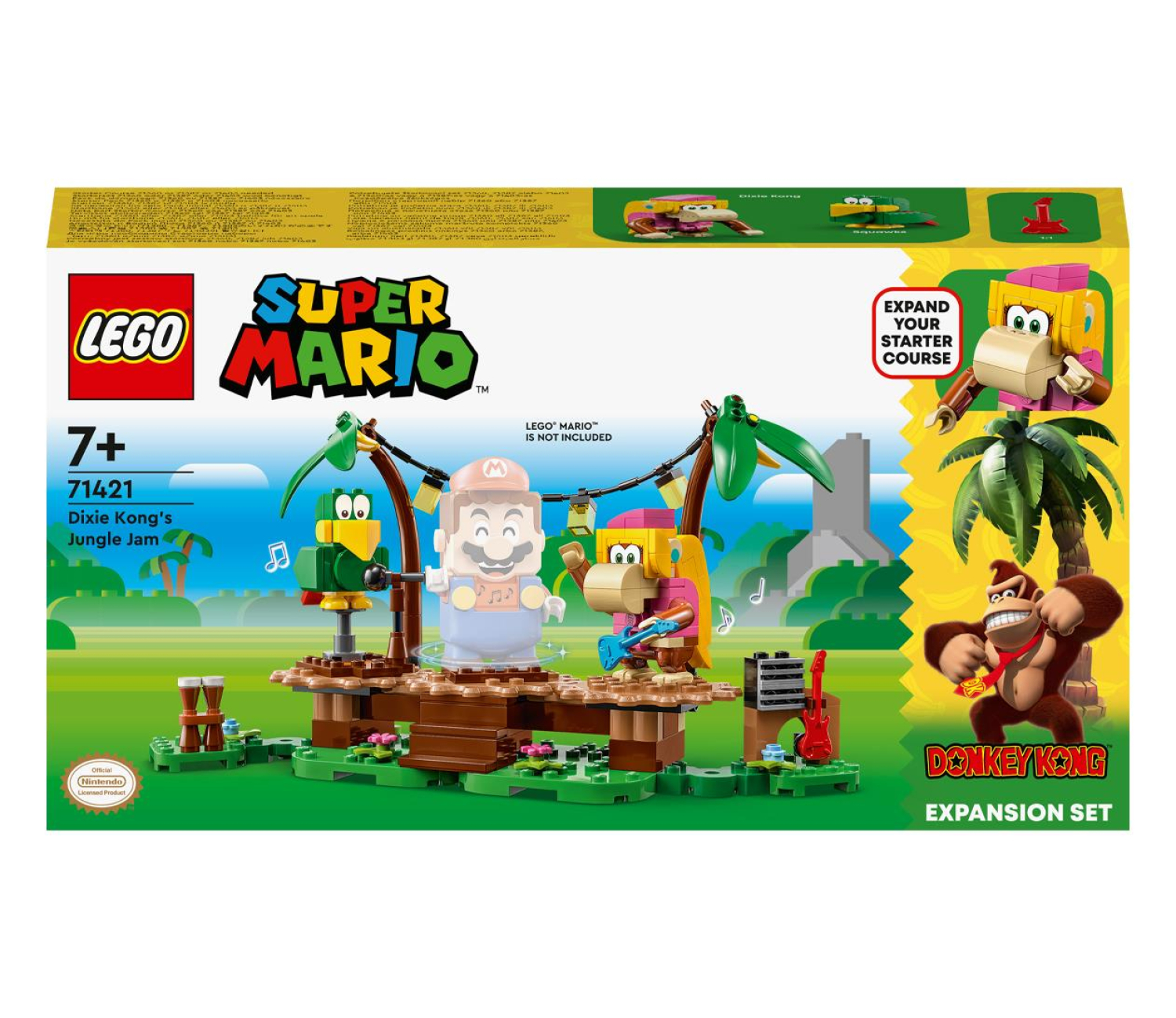 LEGO Super Mario 71421 Dżunglowy koncert Dixie Kong - rozsz. - odbiór za 0 zł we wszystkich salonach x-kom i Neonet