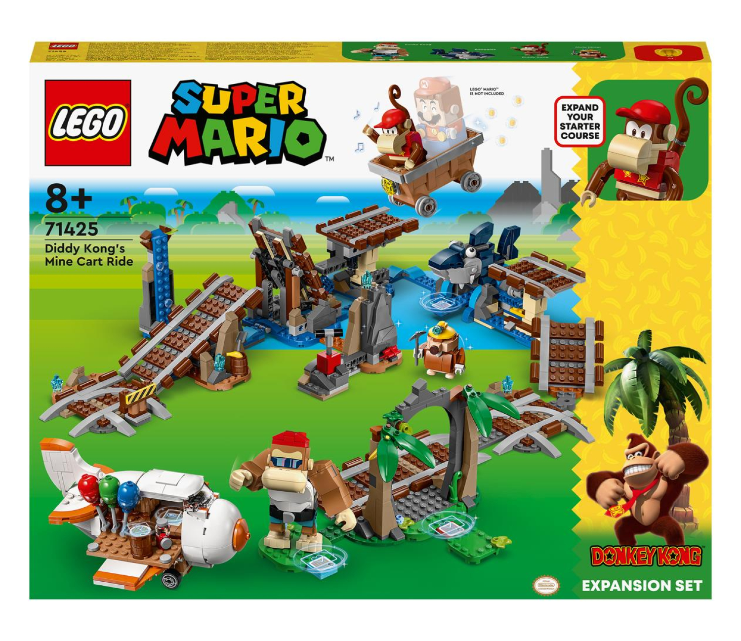 LEGO Super Mario 71425 Przejażdżka wagonikiem Diddy Konga - rozsz - odbiór za 0 zł we wszystkich salonach x-kom i Neonet