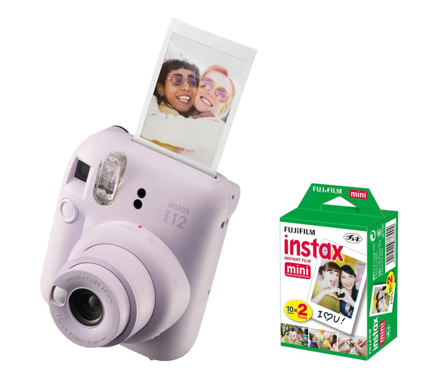 Fujifilm Instax Mini 12 purpurowy + wkłady (20 zdjęć)
