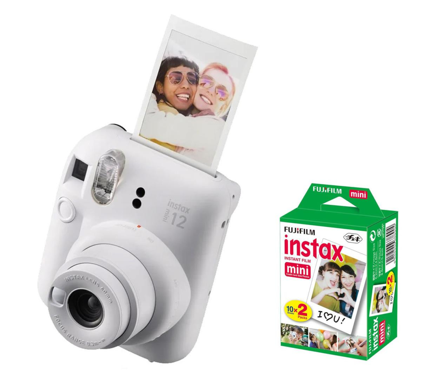Fujifilm Instax Mini 12 biały + wkłady (20 zdjęć)